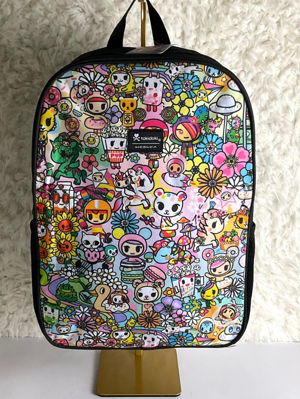 TOKIDOKI MESUCA COLORFUL CHARACTER BACKPACK~NEW WITH TAGS!